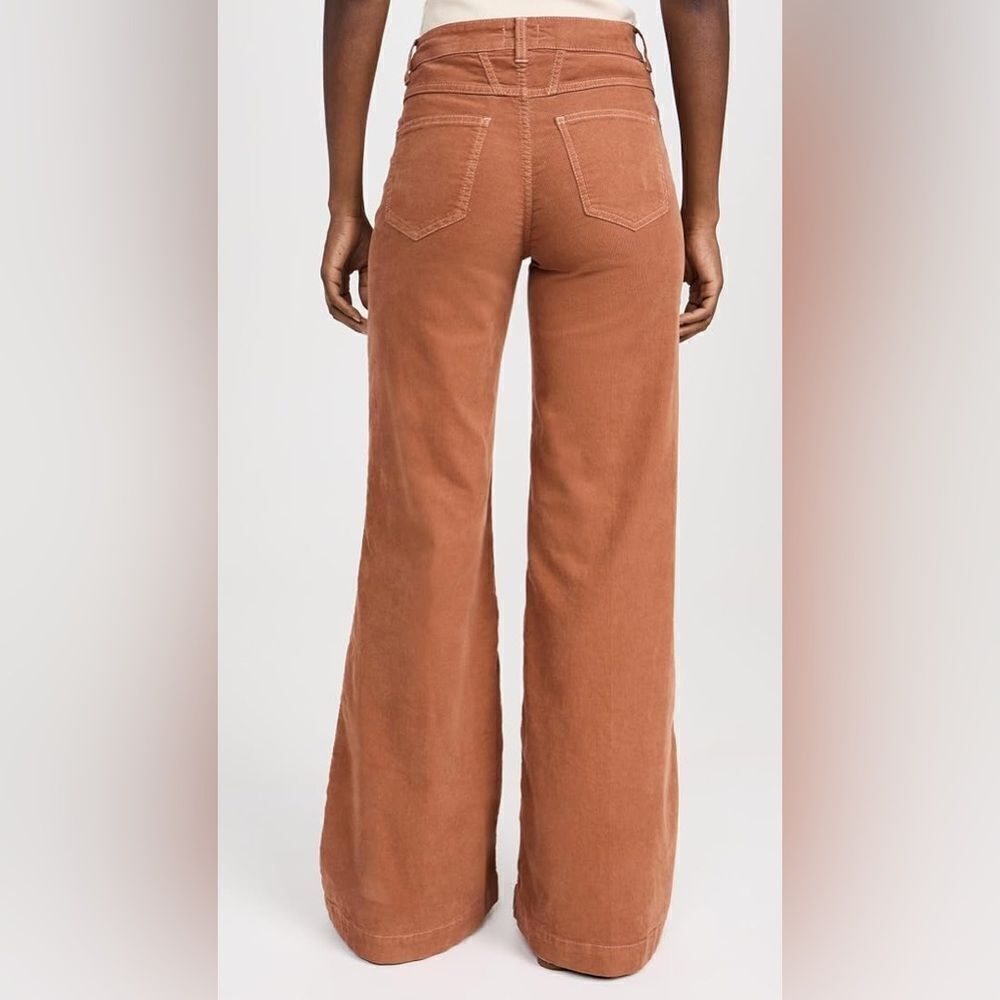 Closed Glow-Up Corduroy Orange Pants Wide Leg Size 28 - Picture 6 of 15